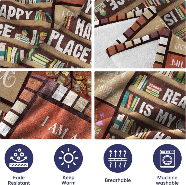 cozy reading blanket features