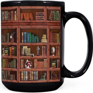 library coffee mug