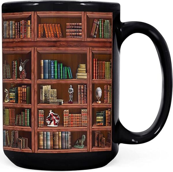 library coffee mug