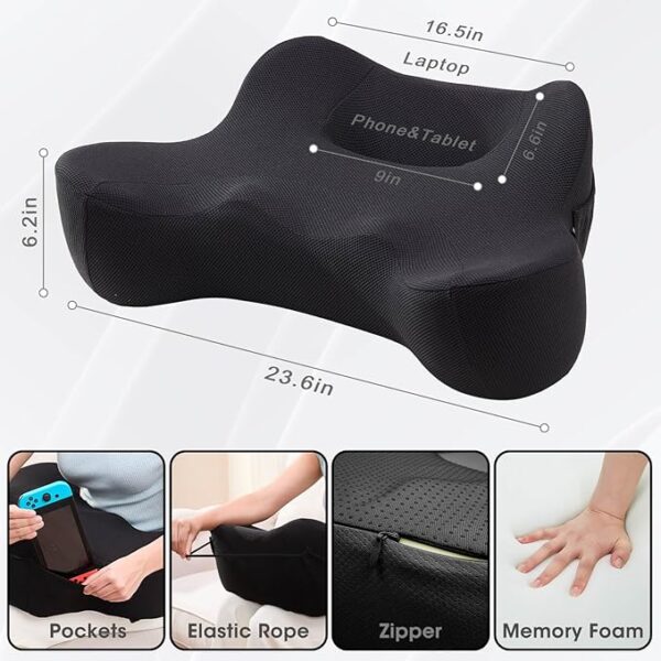 reading pillow for lap size