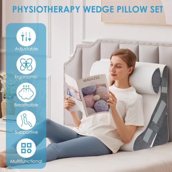 wedge pillow for headboard design