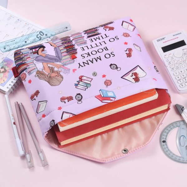 book sleeve cover with books