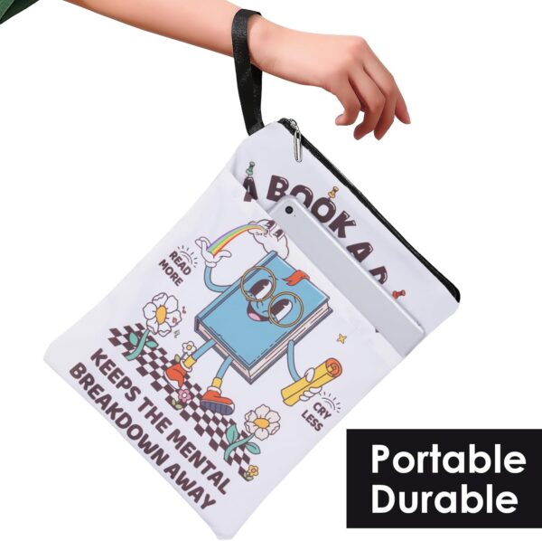 funny reading book sleeve portable