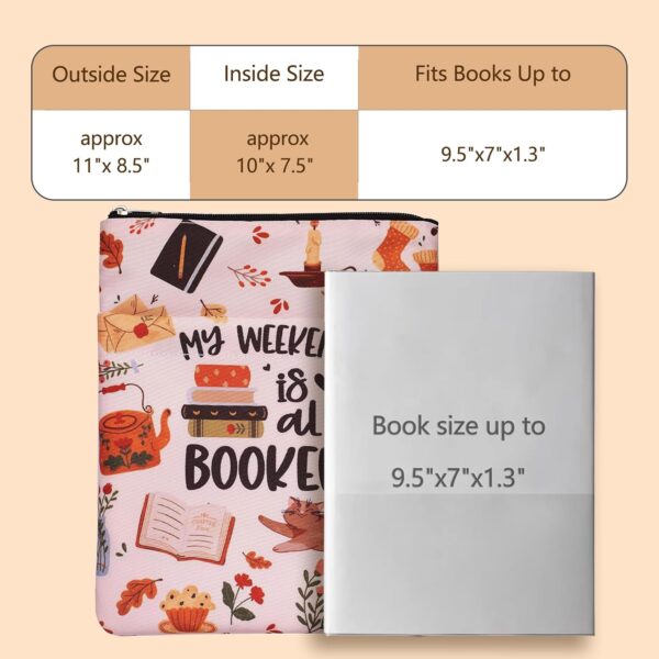 weekend book sleeve size