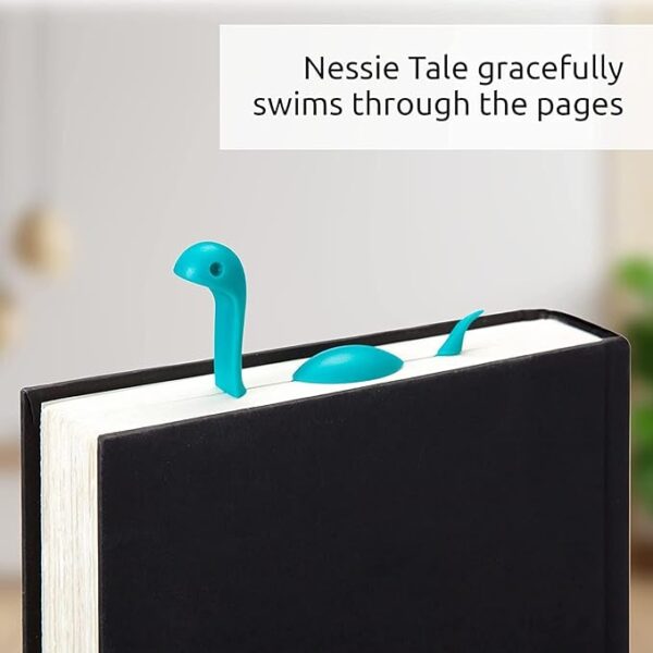 Nessie Tale bookmark in book
