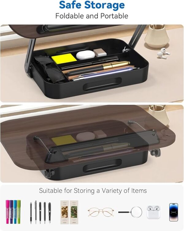 book stand with storage design