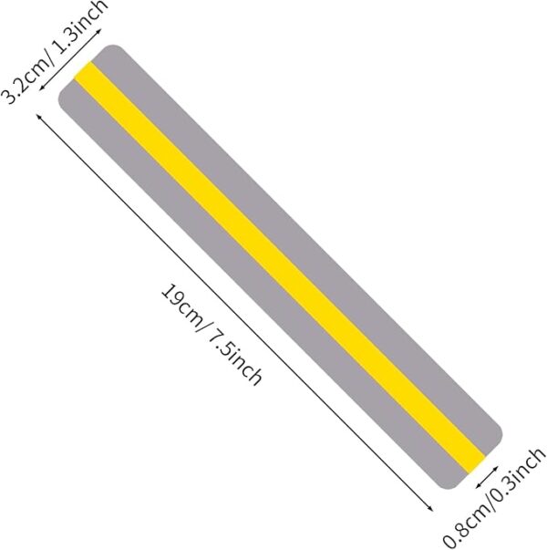 highlight strips measurement