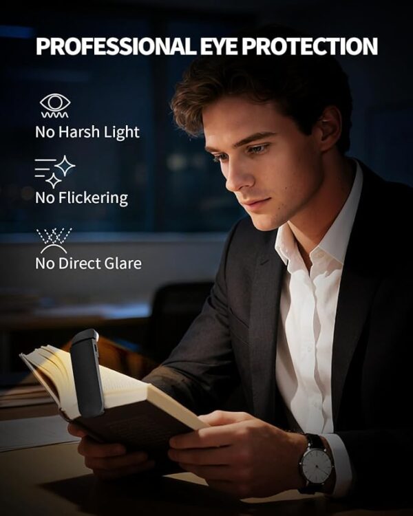 clip on booklight feature