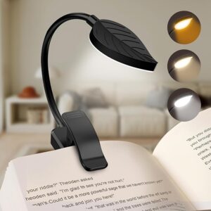 leaf reading book light