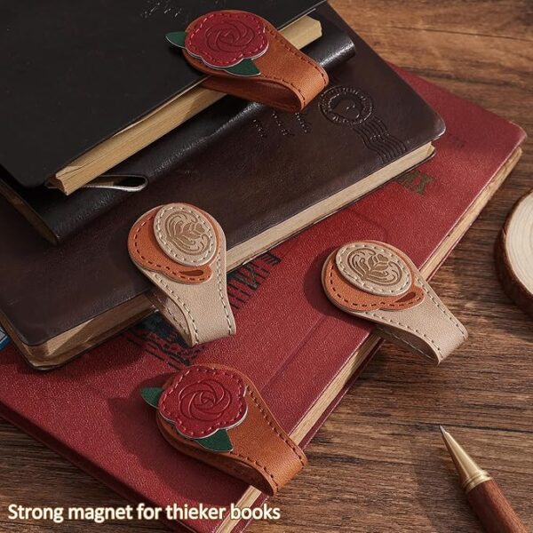 vintage leather bookmark for reading