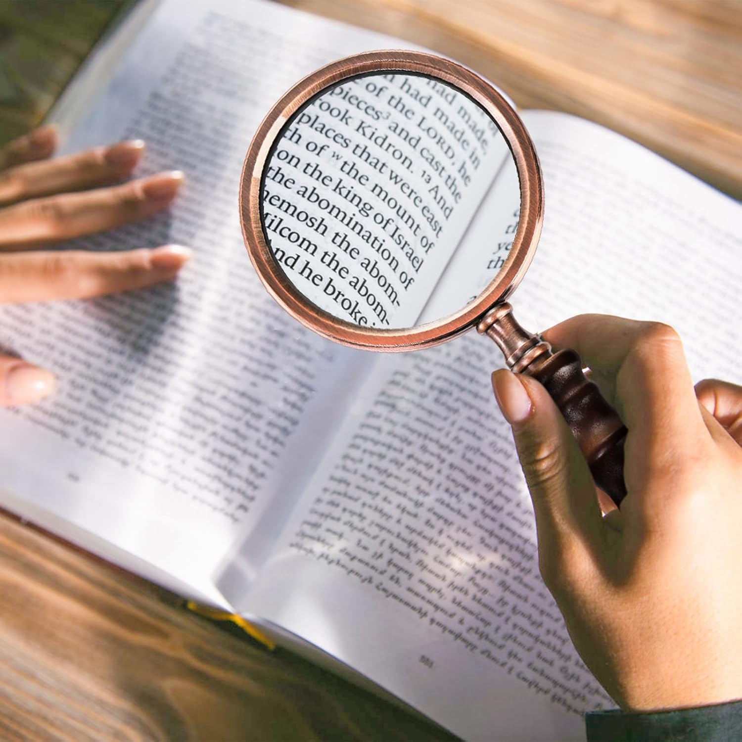 Hiceeden magnifying glass use