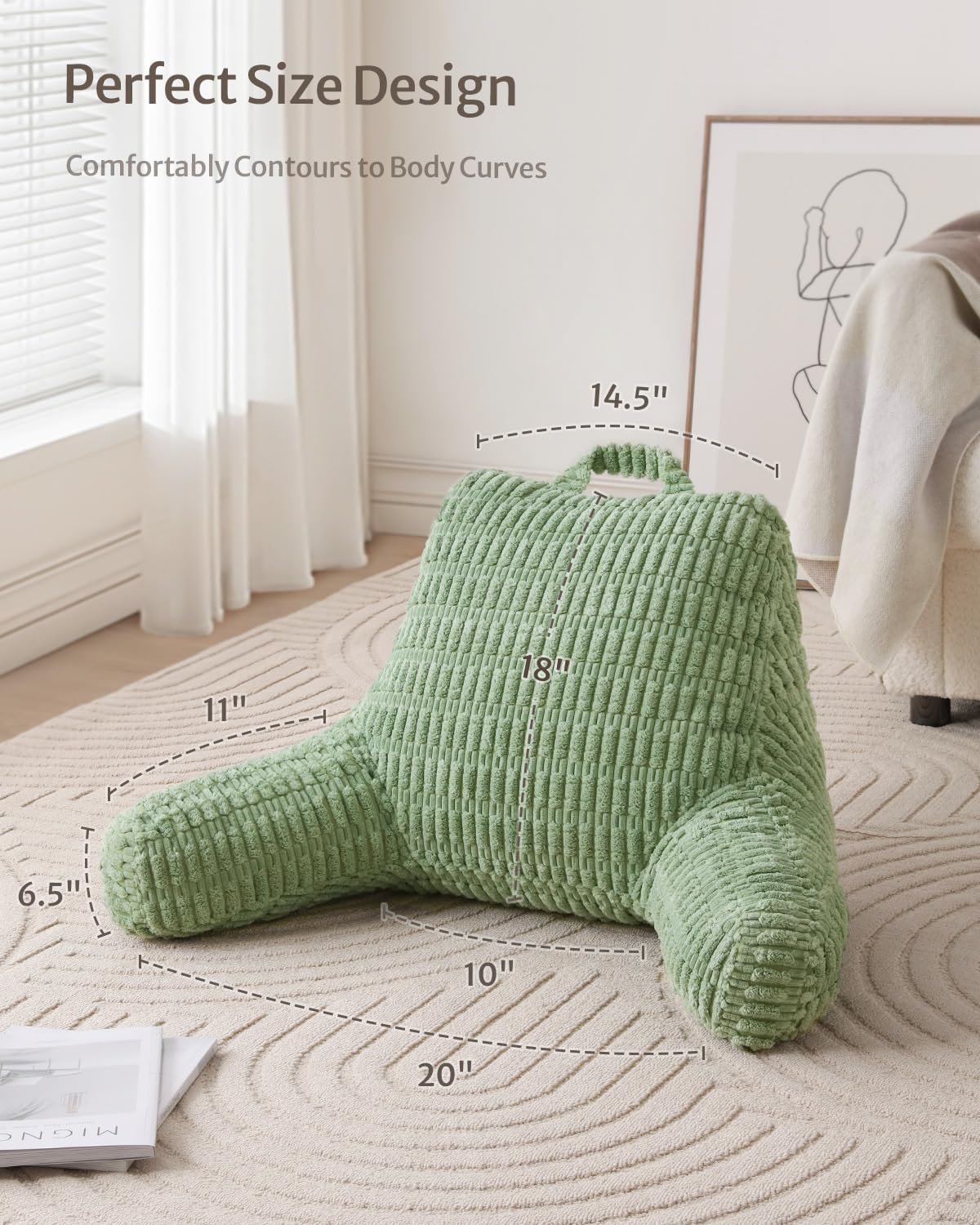 Blissful Diary reading pillow design