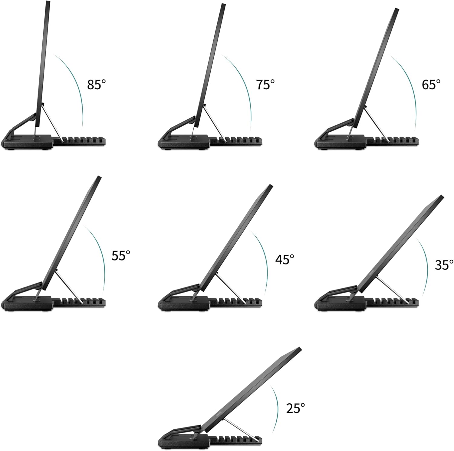Readaeer metal book stand angles