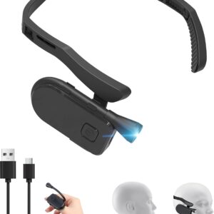 black neck reading light