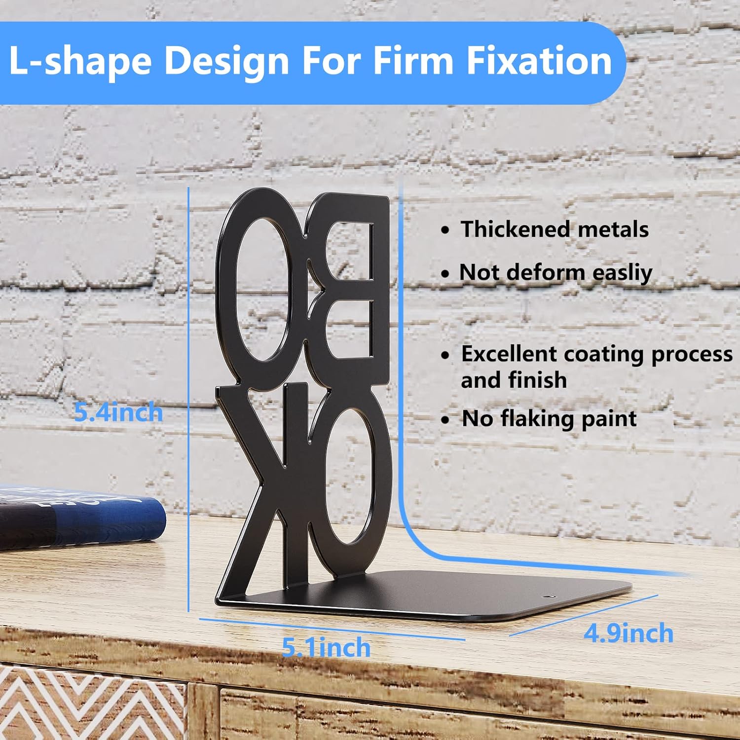 decorative metal book ends design