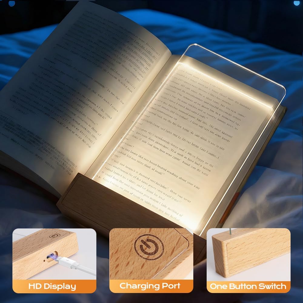 smart led reading light features