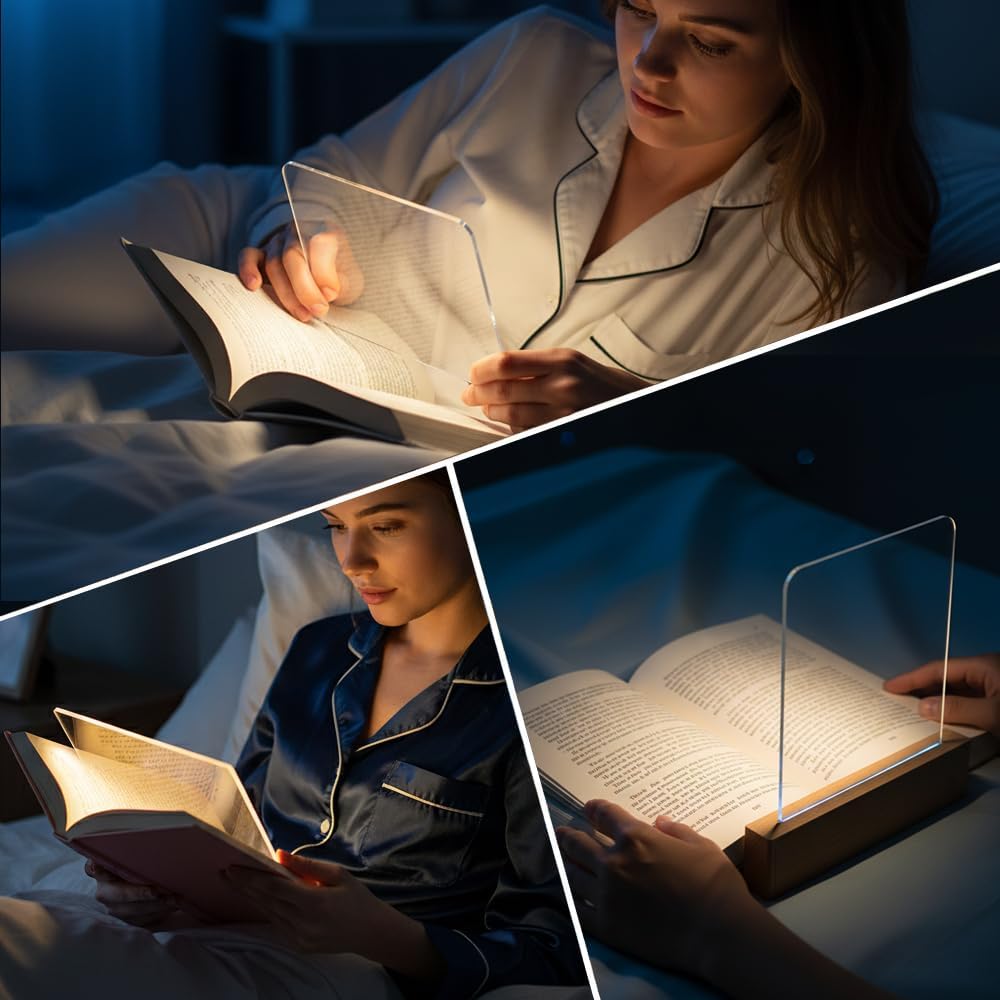 smart led reading light in bed