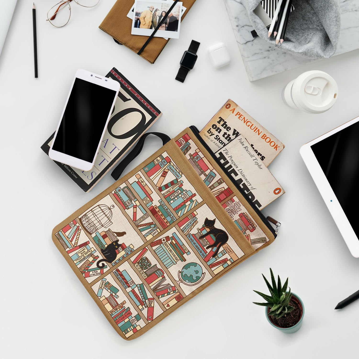 black cat book sleeve design