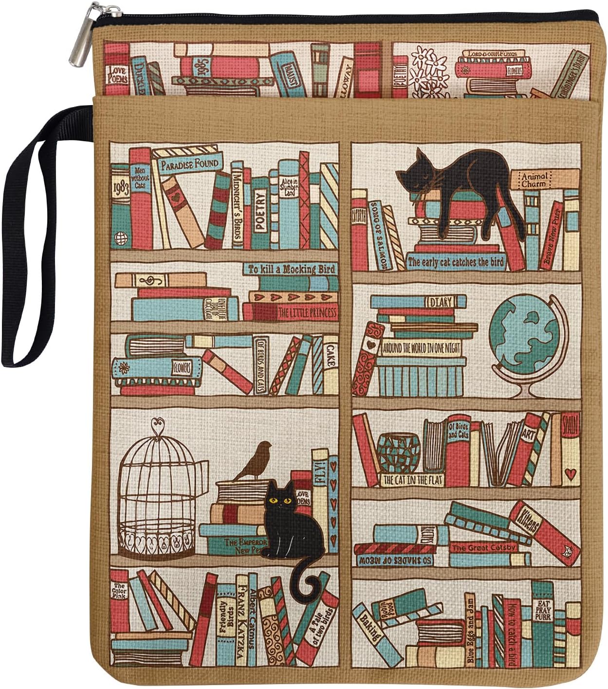 black cat book sleeve