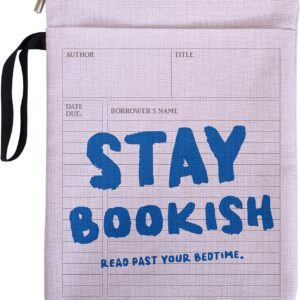 stay bookish book sleeve